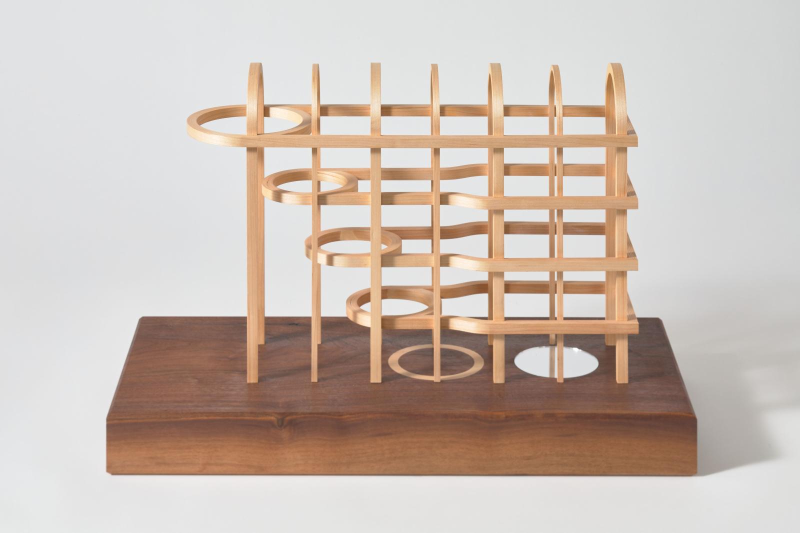 'Drum' Steamed plywood structural study model
