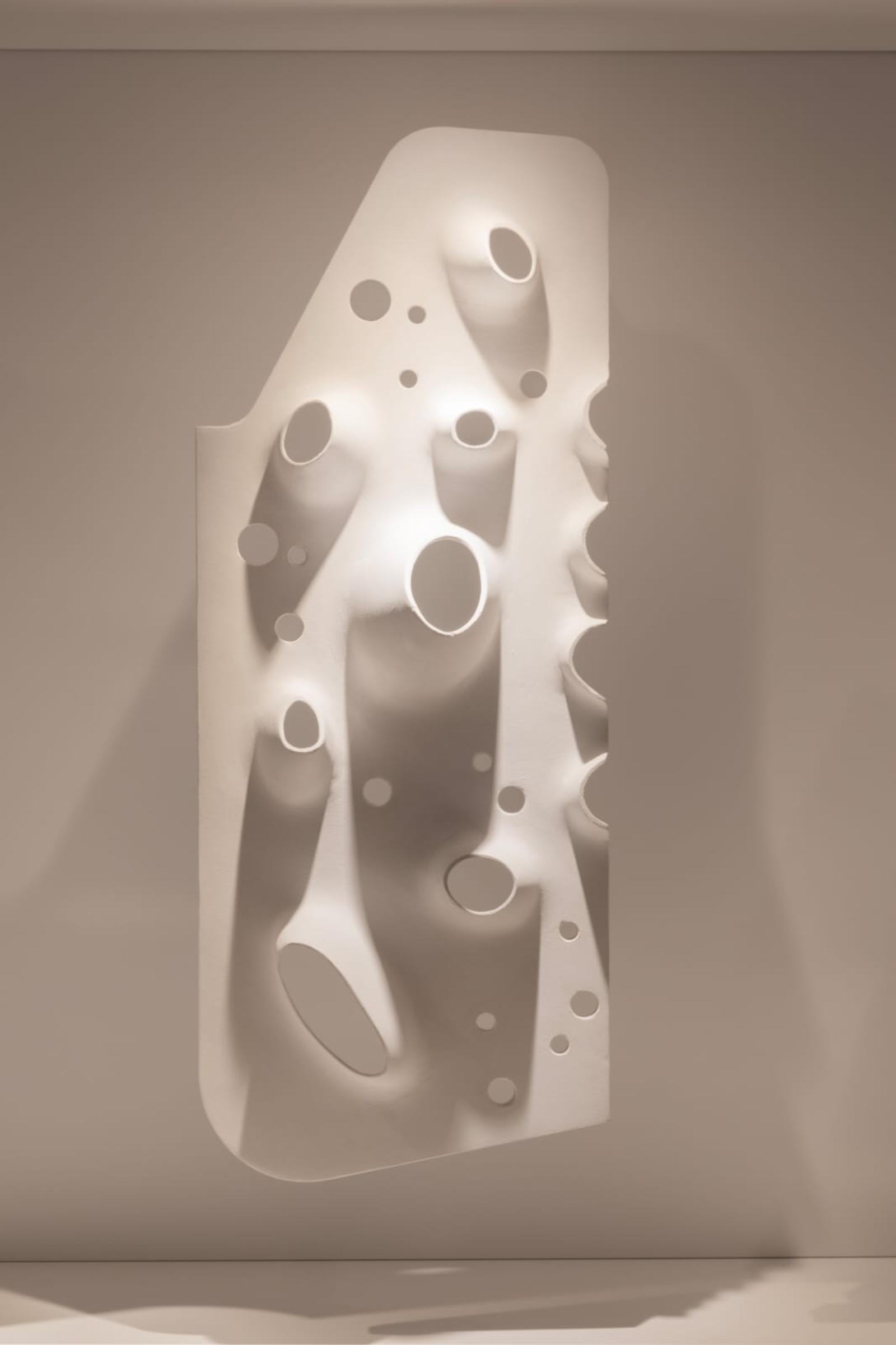 Garden Clouds, special project for Louis Vuitton / 1:50 / Roofing surface

The project was an interior space on top of an existing building. The concept was heavily based on an sculptural roof, framing the sky and letting in sunlight at specific moments to enhance the interior experience. 

Compressed wood, modeling clay and cardboard. Technique includes laser cutting, handmade construction, hand paint, sanding and spray paint.

Ezequiel Romero, modelmaker. Daniela Camarillo, modelmaker. Hector Martínez, 3D modeler. Gustavo Carmona, Design Principal. Alberto Poot. Exhibit coordinator.