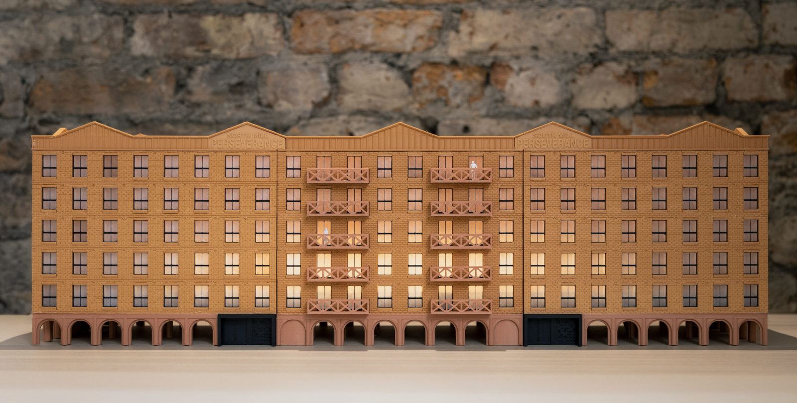 Kirkstall Road Block G, 1:100, Detailed Building Study

The detailed building study model was produced to explore the proportions, articulation and architectural detailing of Block X. Referencing the historic industrial buildings that formerly occupied the site, the design sought to establish a typology that acknowledges this character while translating it into a modern context. Achieving the appropriate balance between historical features and modern expression was central to the development of the façade and overall massing.
The physical model played an important role in testing these relationships. It allowed us to assess proportion, depth, rhythm, texture and materiality in a tangible way.

PLA 3D Print

Modelmaker - Brad Foster, Lead Architects - James Alexander & Matt Ollier, Architectural Assistants – Cameron Ward & Brad Foster
